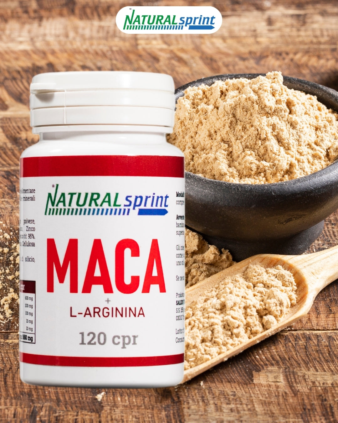 Maca Peruviana, Arginina, Zinco, Integratore Energizzante