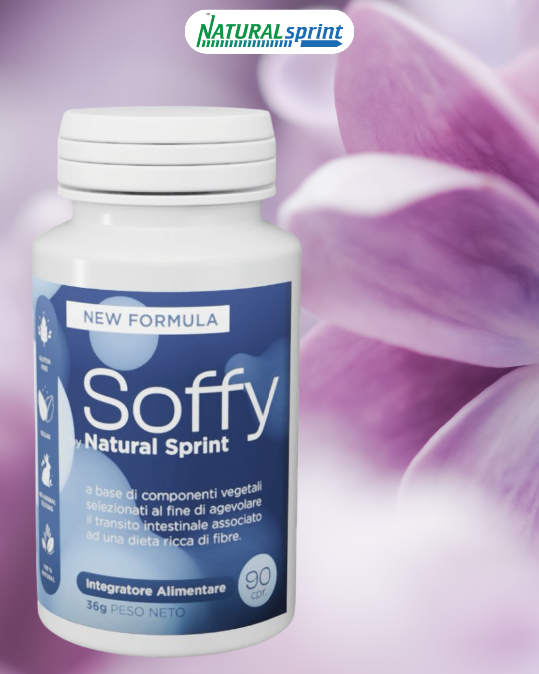 SOFFY - Integratore per il transito intestinale - 90 CPR