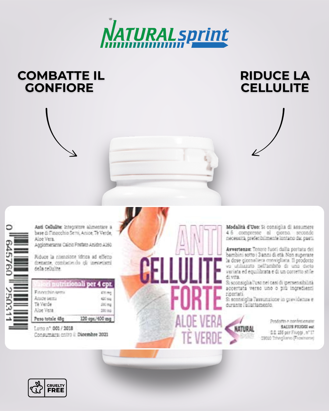 Drenante Depurativo con azione mirata Anticellulite Forte - 120