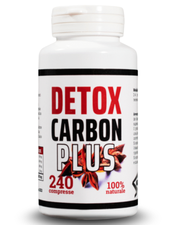 DETOX Carbon PLUS 240 con Fermenti Lattici Lactobacillus