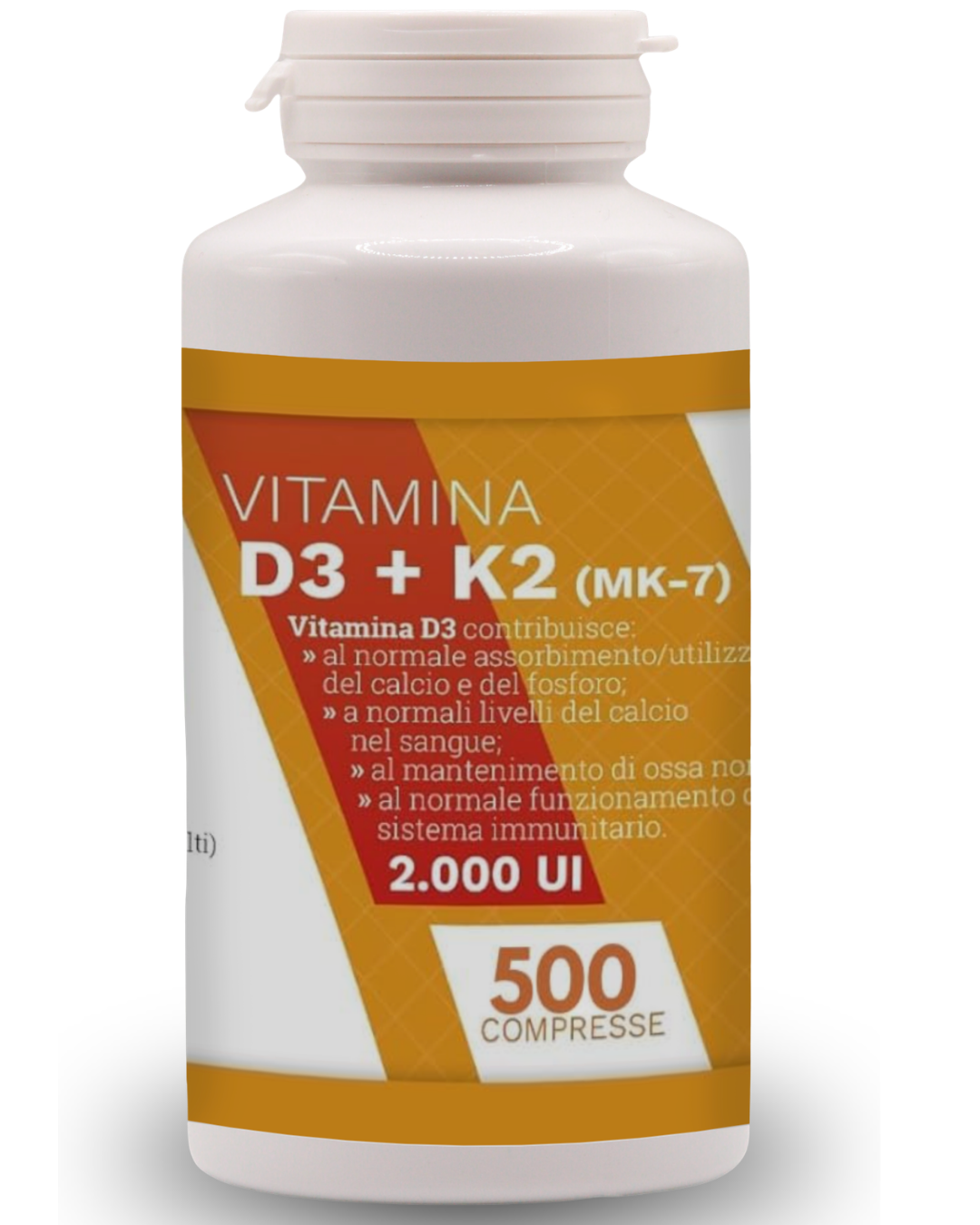 Vitamina D3 2000 UI + 200 µg Vitamina K - 500 CPR