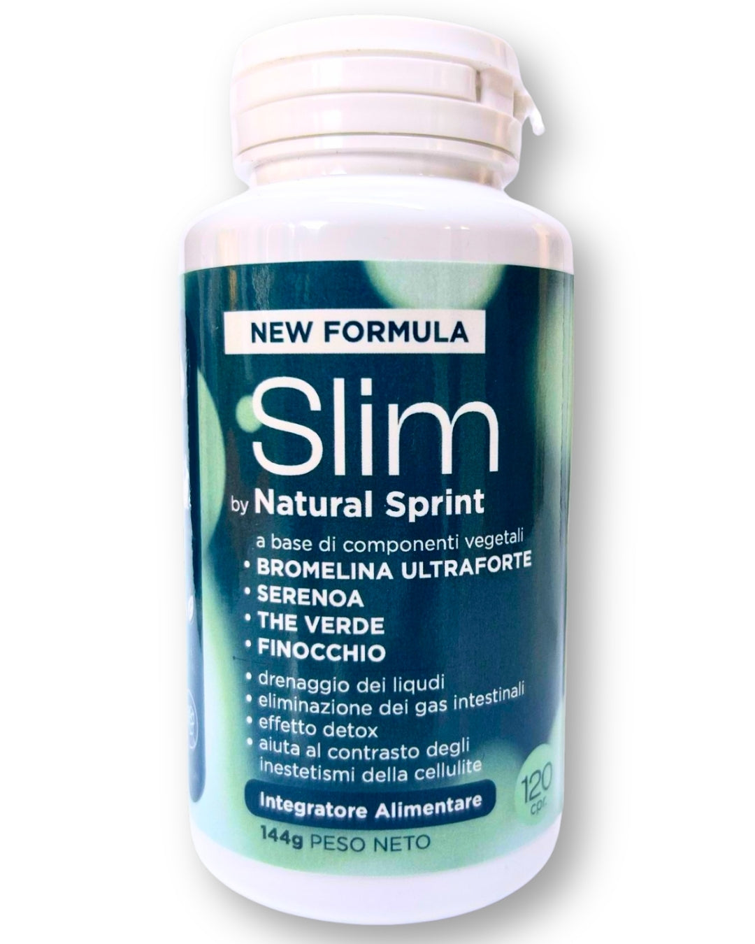 Slim - Bromelina 5000 GDU e 2500 GDU, Serenoa Repens, The Verde e Finocchio