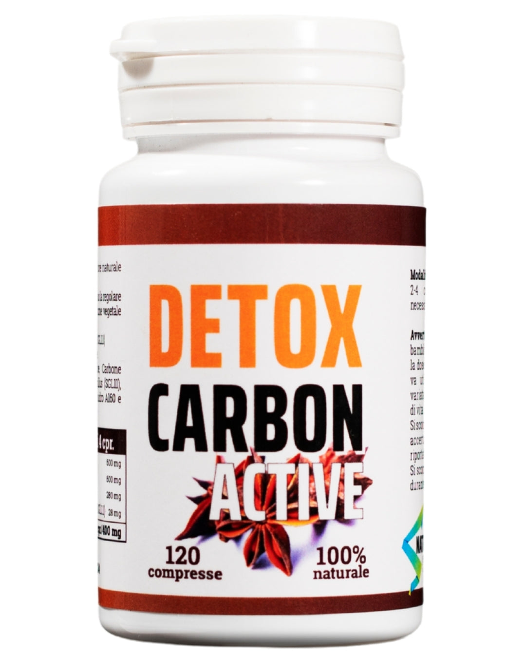 DETOX Carbon Active con Fermenti Lattici Lactobacillus