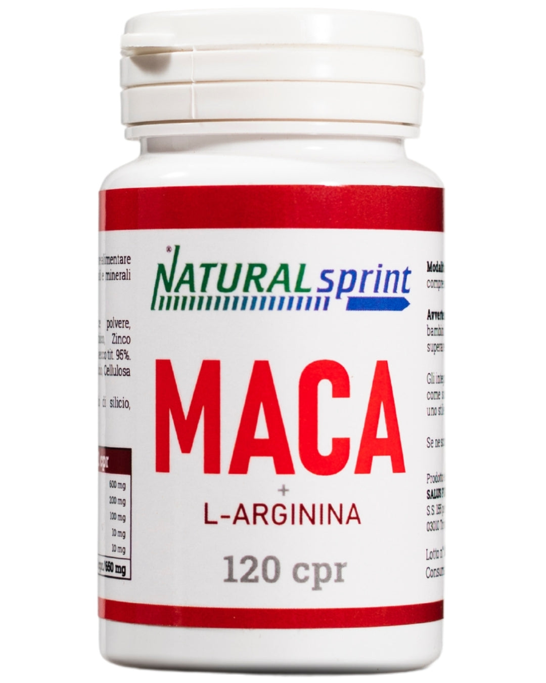Maca Peruviana, Arginina, Zinco, Integratore Energizzante