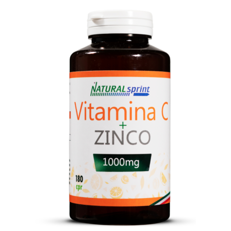 Vitamina C + Zinco Alto Dosaggio di Vitamina C concentrata 180 Compresse